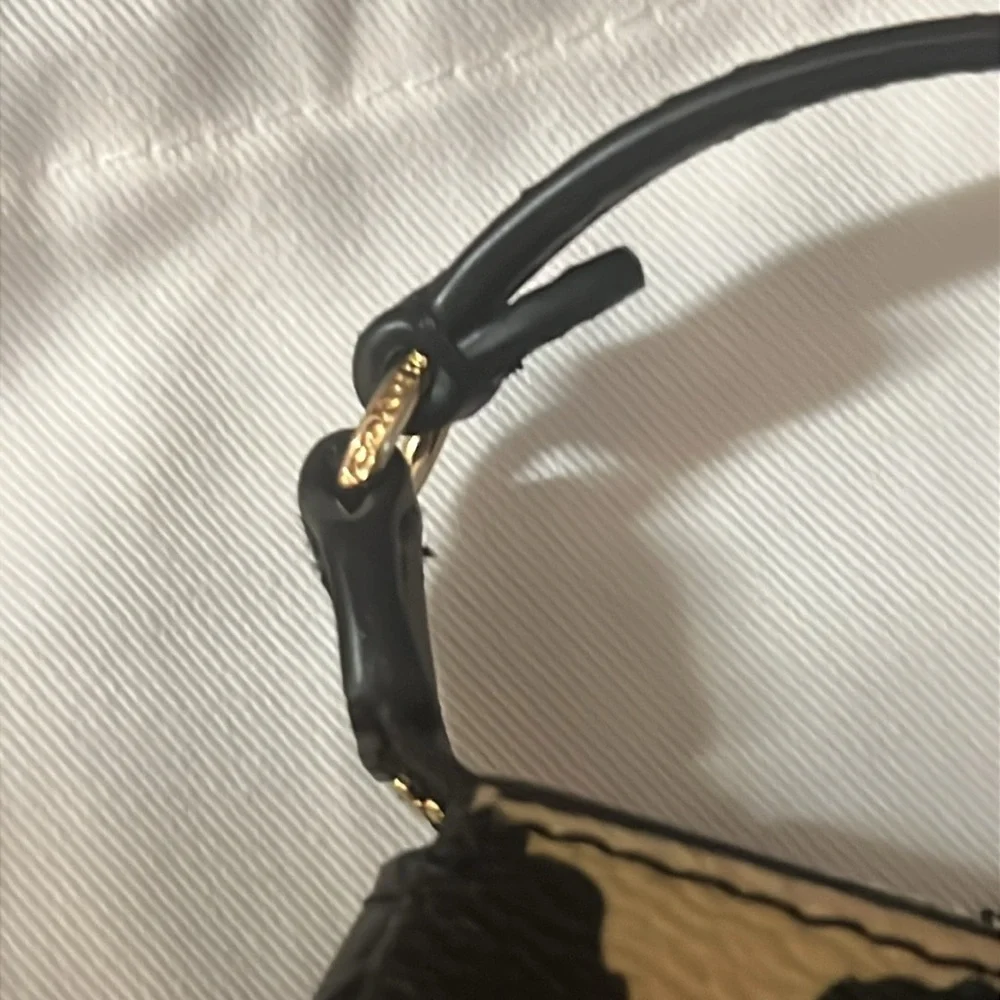 Coach Mini Nolita Leopard Bag Charm (NWT) - Picture 5 of 6